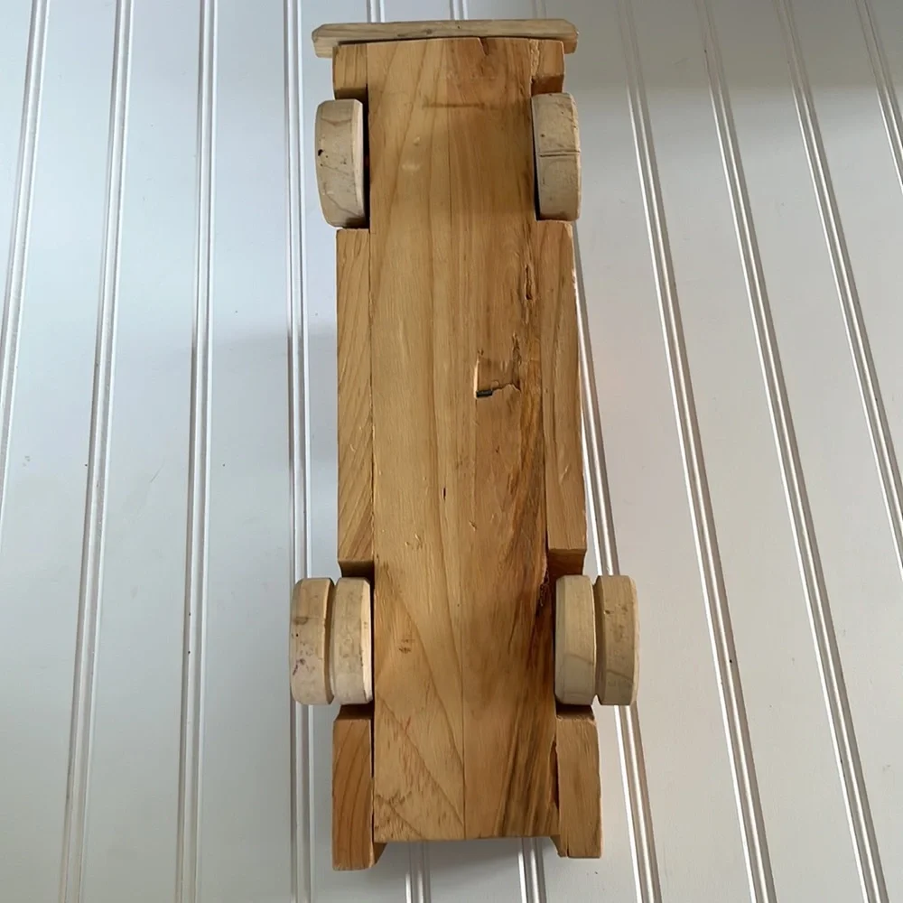 Vintage Handmade Wood Toy Truck